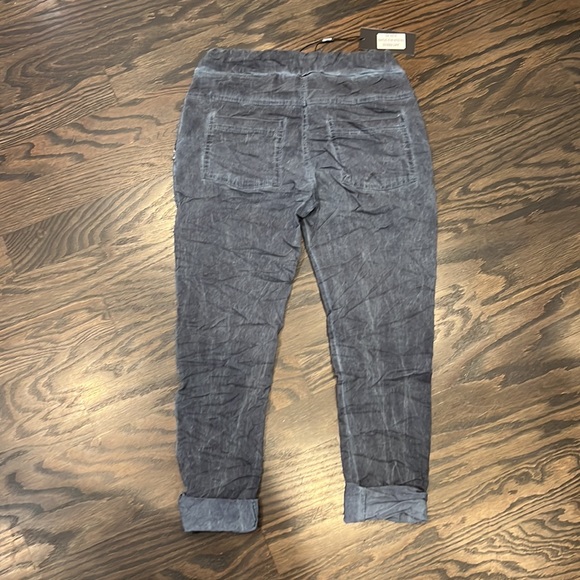 *JUST LISTED*NWT Venti6 super stretchy blue jogger pants w/ trim on pockets - Picture 3 of 3